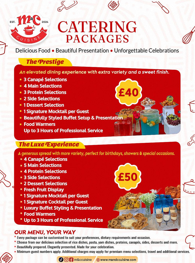CATERING PACKAGES