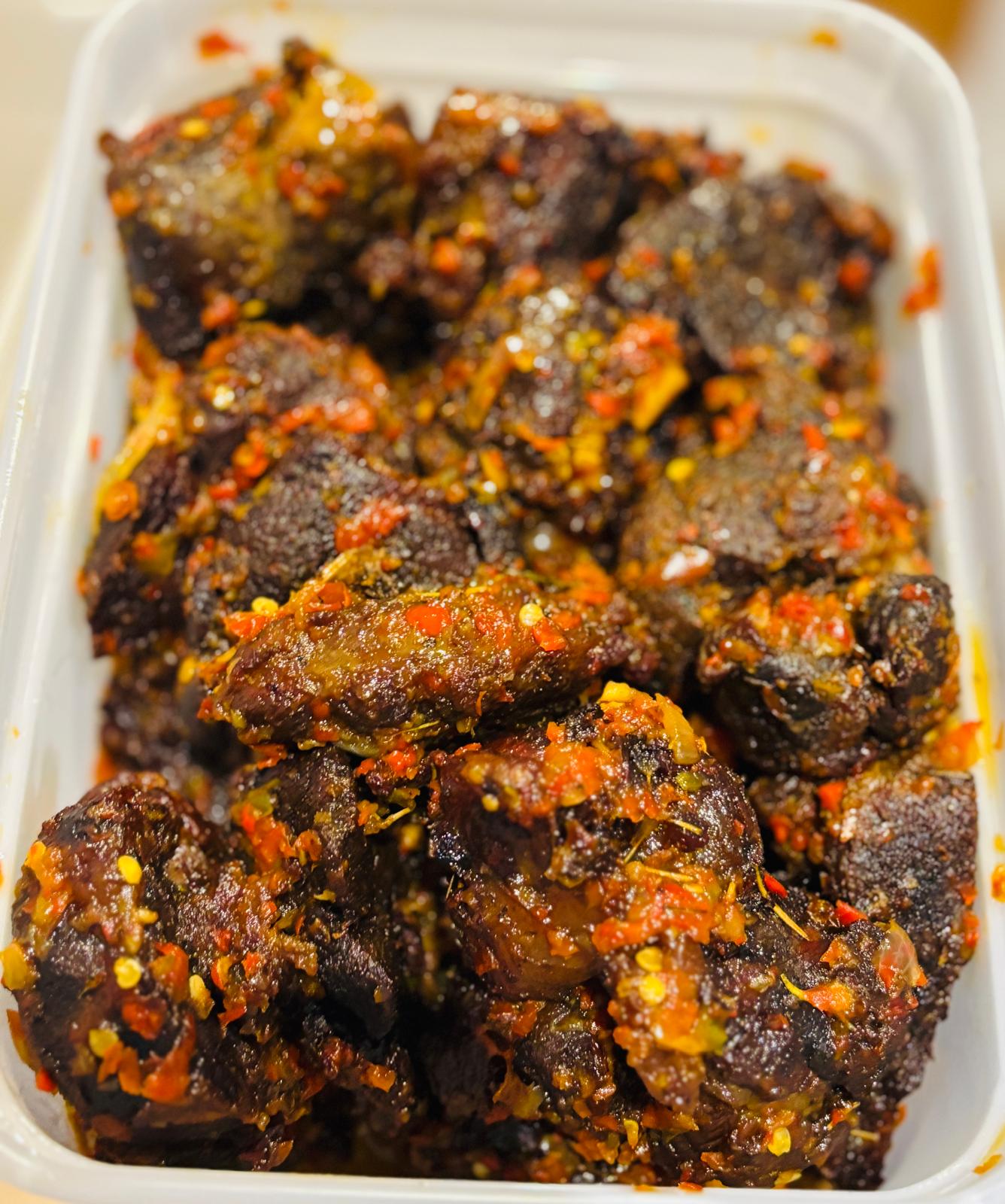 Peppered Bonelss beef